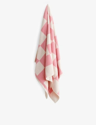 HAY Check-pattern Cotton Bath Towel 70x136cm