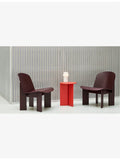 HAY slit round powder-coated steel side table 35cm, UK version