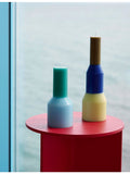 HAY slit round powder-coated steel side table 35cm, UK version