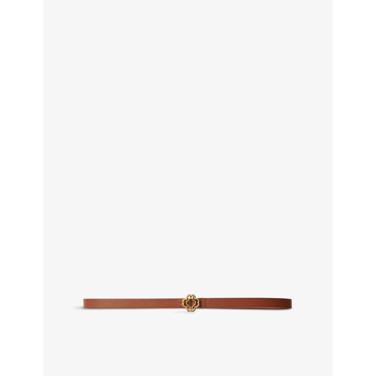 Logo-buckle leather belt - Bruns - 8