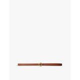 Logo-buckle leather belt - Bruns - 8