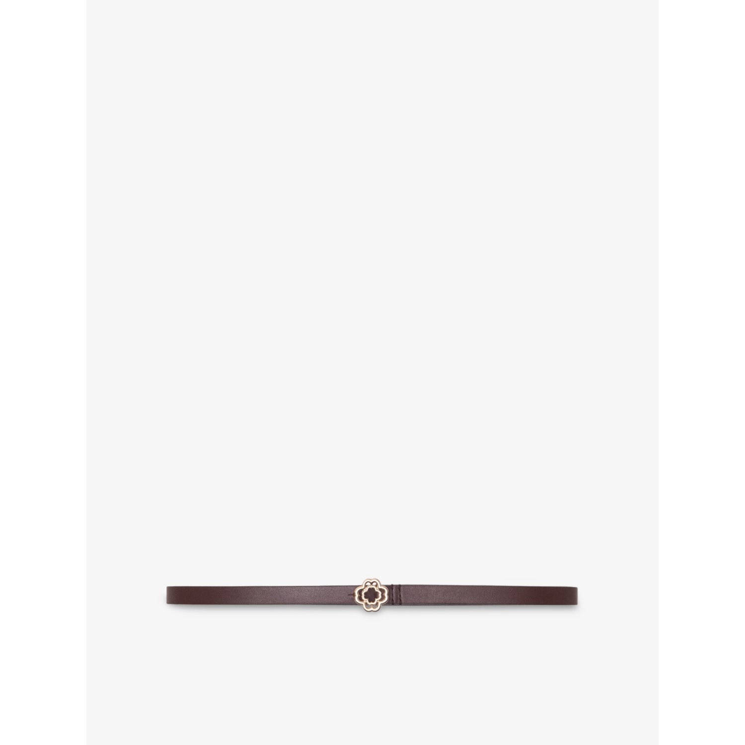 Maje Logo-buckle leather belt