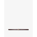 Maje Logo-buckle leather belt