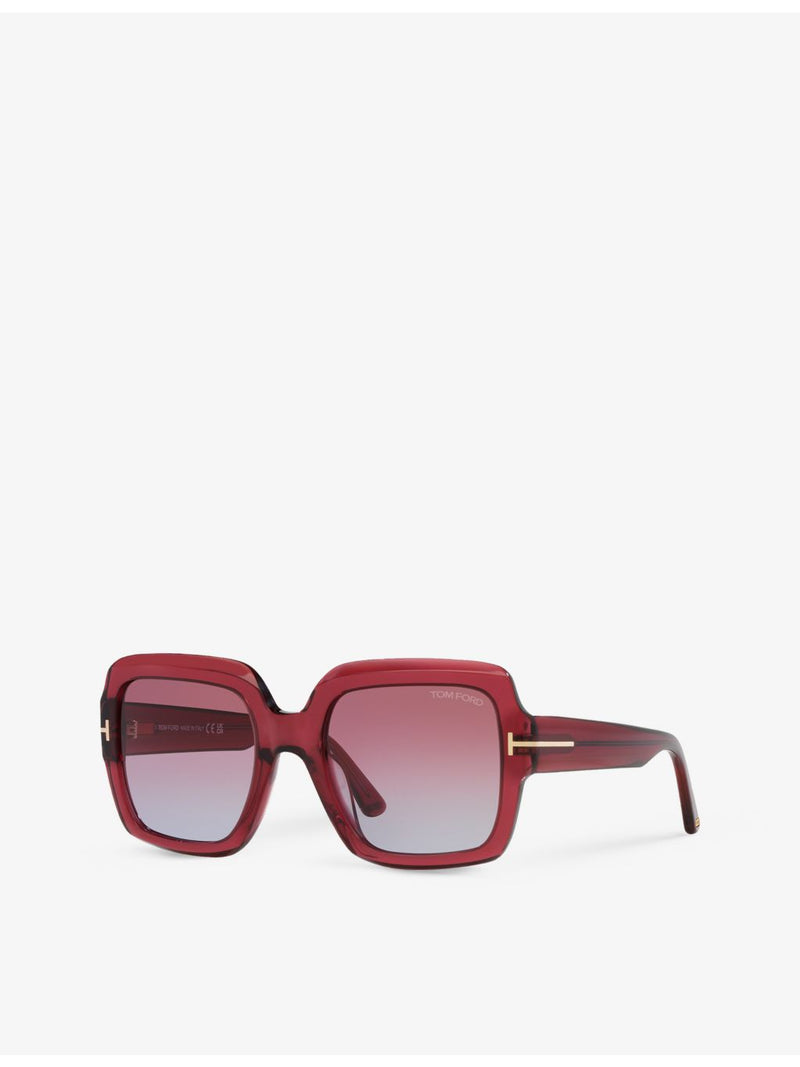 Tom Ford Kaya square-frame acetate sunglasses, UK version