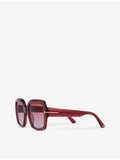 Tom Ford Kaya square-frame acetate sunglasses, UK version