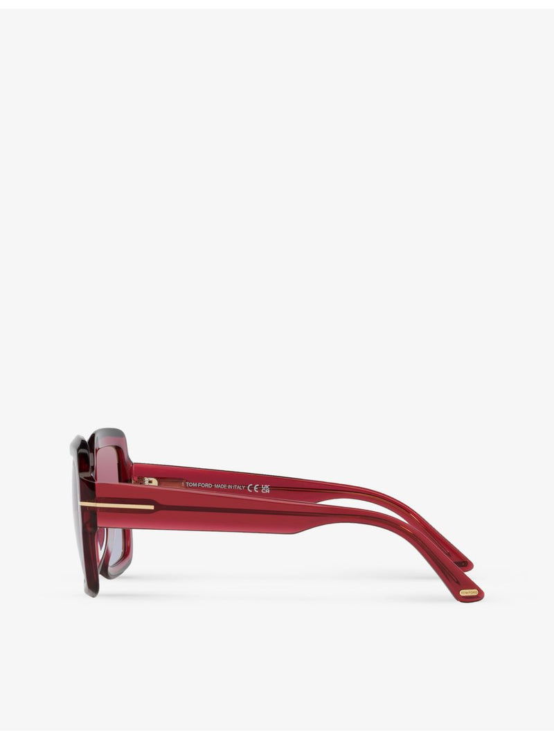 Tom Ford Kaya square-frame acetate sunglasses, UK version