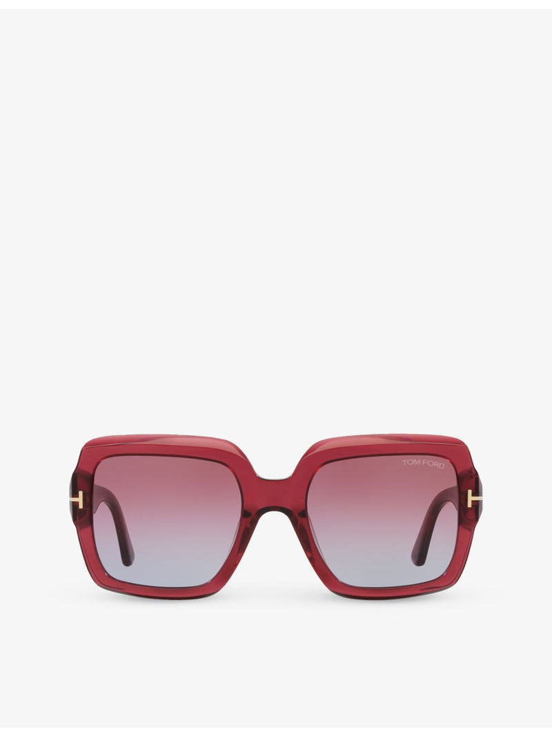Tom Ford Kaya square-frame acetate sunglasses, UK version