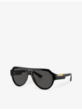 Dolce & Gabbana DG4466 square-frame nylon sunglasses, UK version