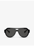 Dolce & Gabbana DG4466 square-frame nylon sunglasses, UK version
