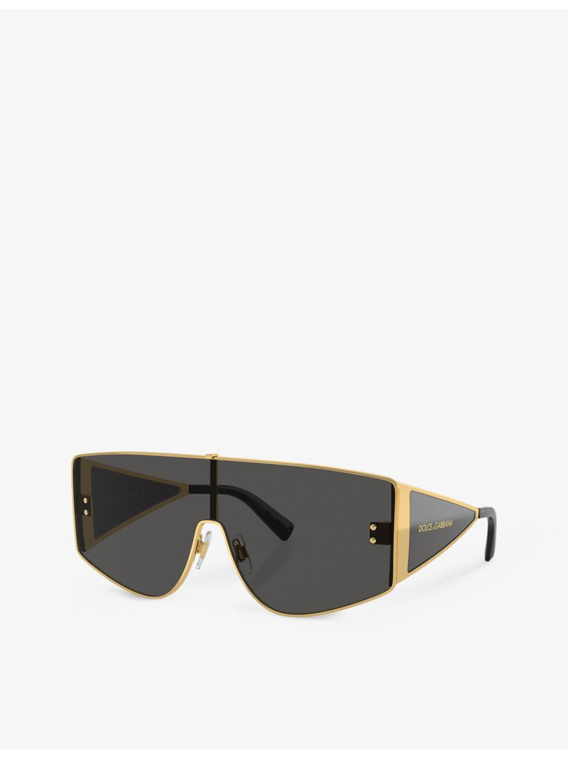 Dolce & Gabbana DG2305 rectangle metal sunglasses (British brand)