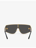 Dolce & Gabbana DG2305 rectangle metal sunglasses (British brand)