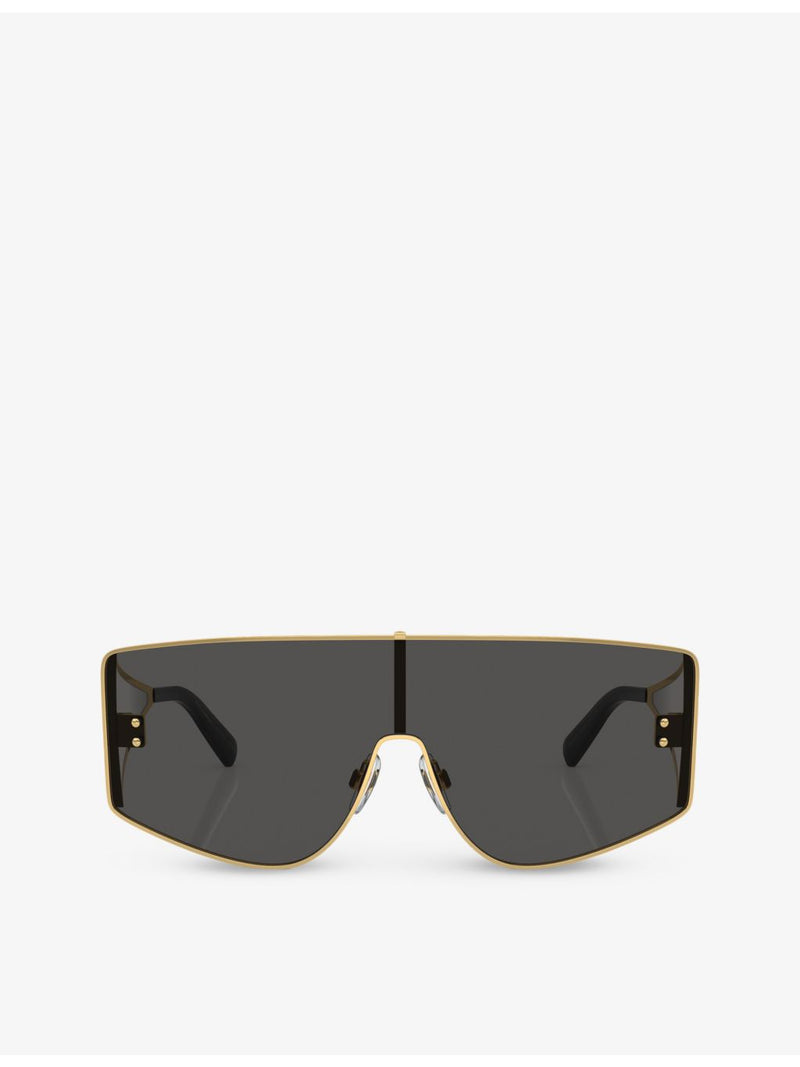 Dolce & Gabbana DG2305 rectangle metal sunglasses (British brand)