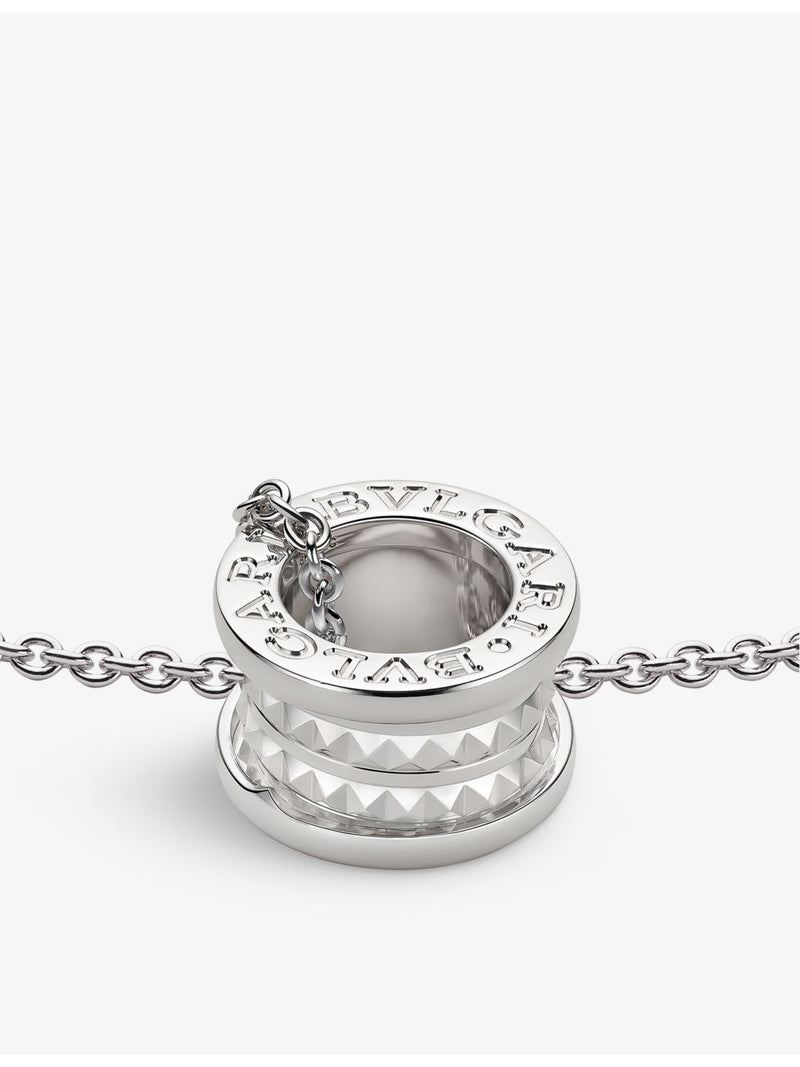 Bvlgari sterling silver necklace with Save the Children pendant, UK version