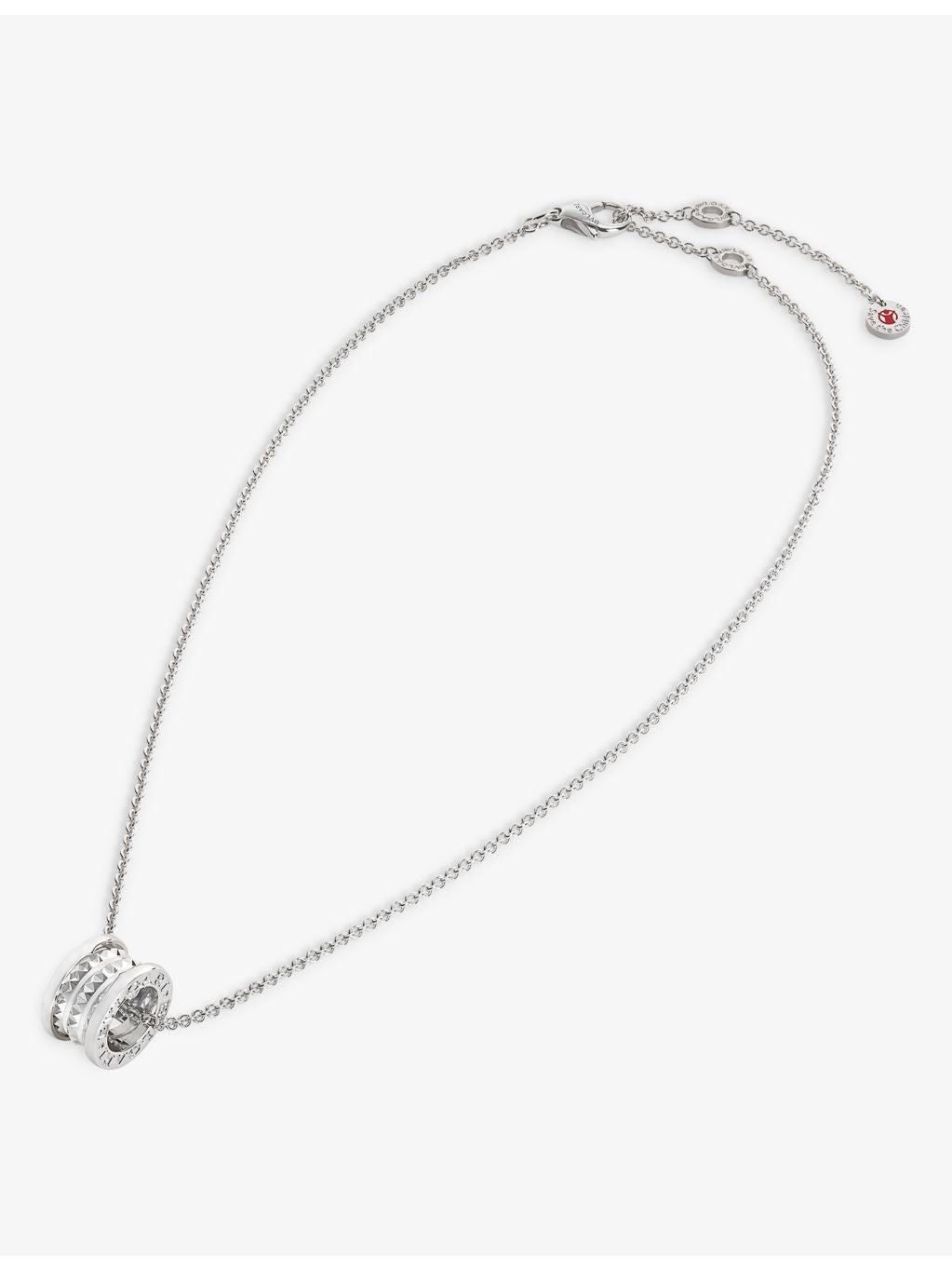 Bvlgari sterling silver necklace with Save the Children pendant, UK version