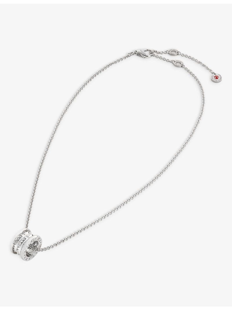 Bvlgari sterling silver necklace with Save the Children pendant, UK version