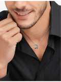 Bvlgari sterling silver necklace with Save the Children pendant, UK version