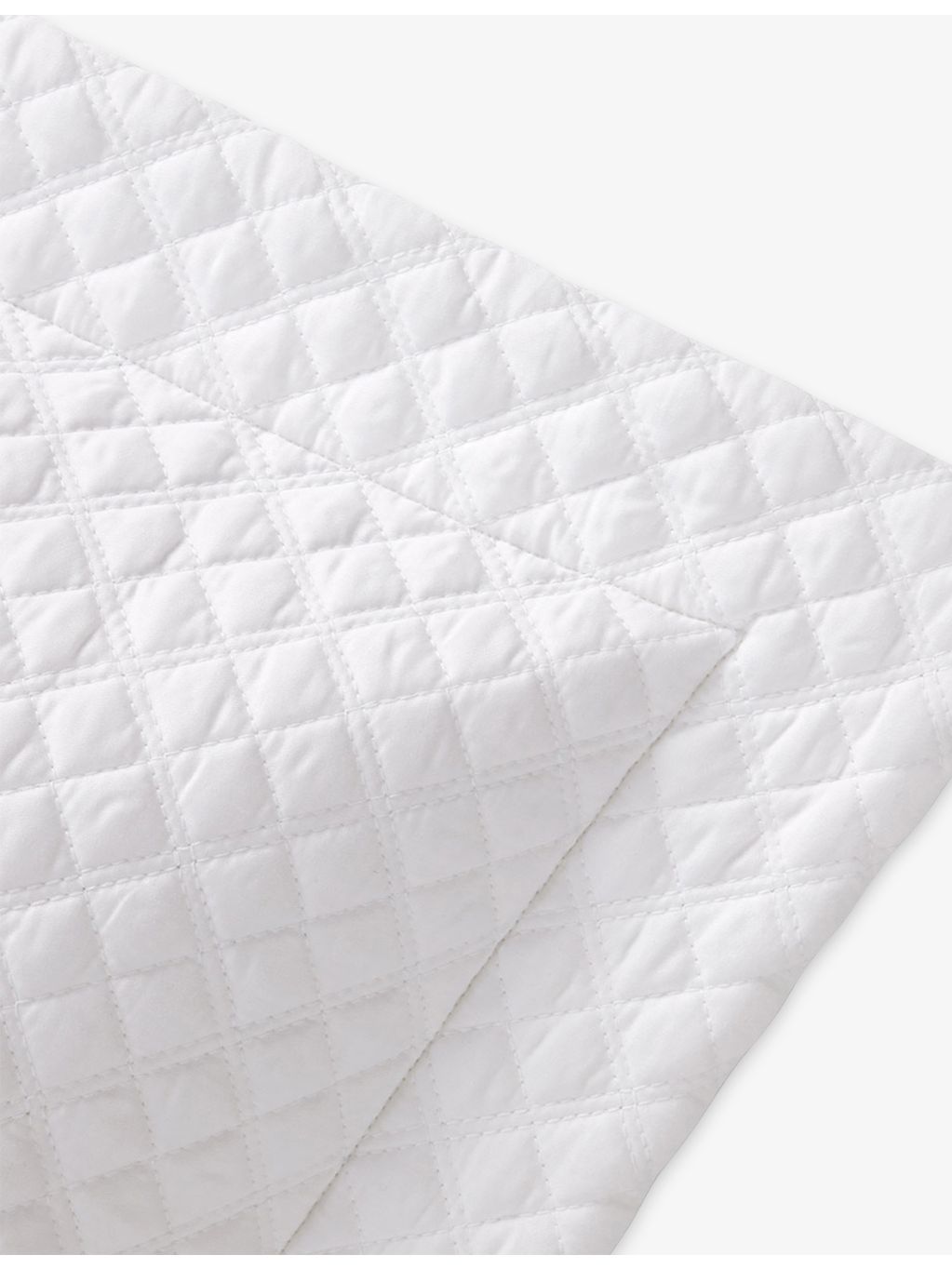 Ralph Lauren Argyle quilted cotton pillowcase 65x65cm (British brand)
