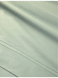 Yves Delorme bordered cotton double flat sheet, imported from the UK