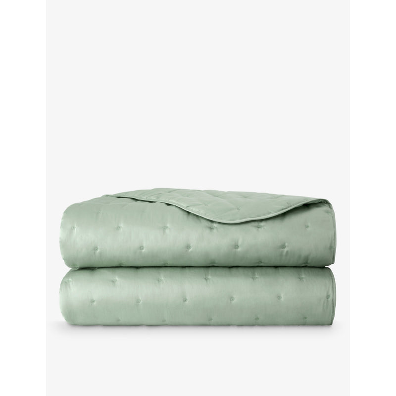 Yves Delorme Triomphe Veronese quilted bed cover super-king, imported from the UK