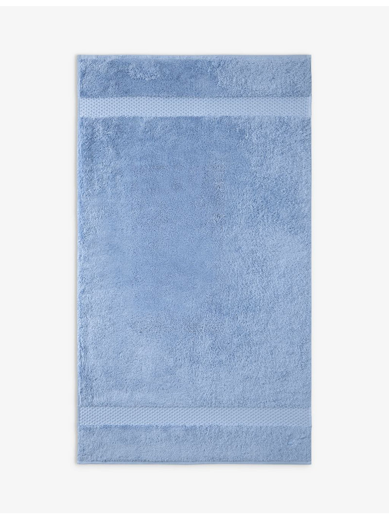 Yves Delorme Etoile Azur bath sheet super-king (British brand)