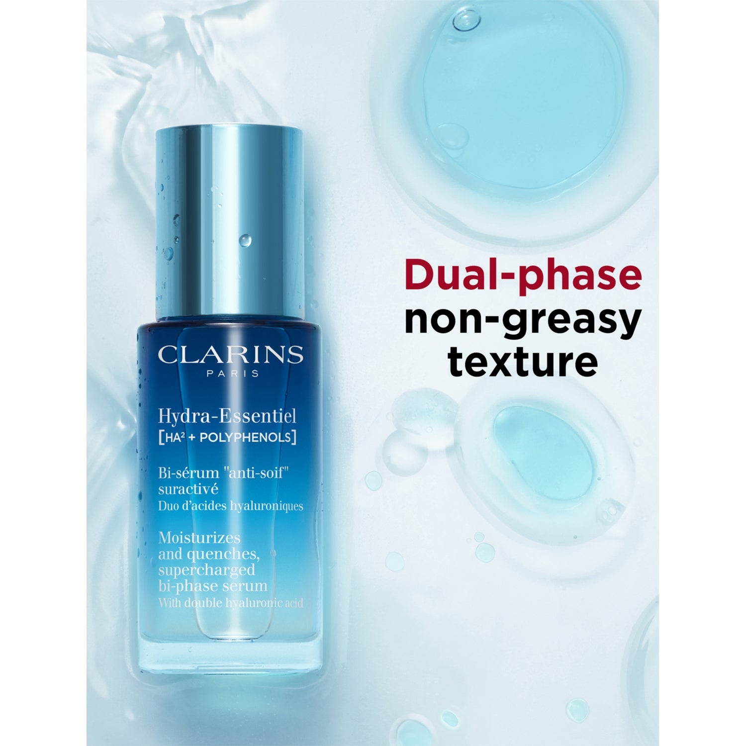 Clarins Hydra-Essentiel Bi-Phase serum 30ml, UK version
