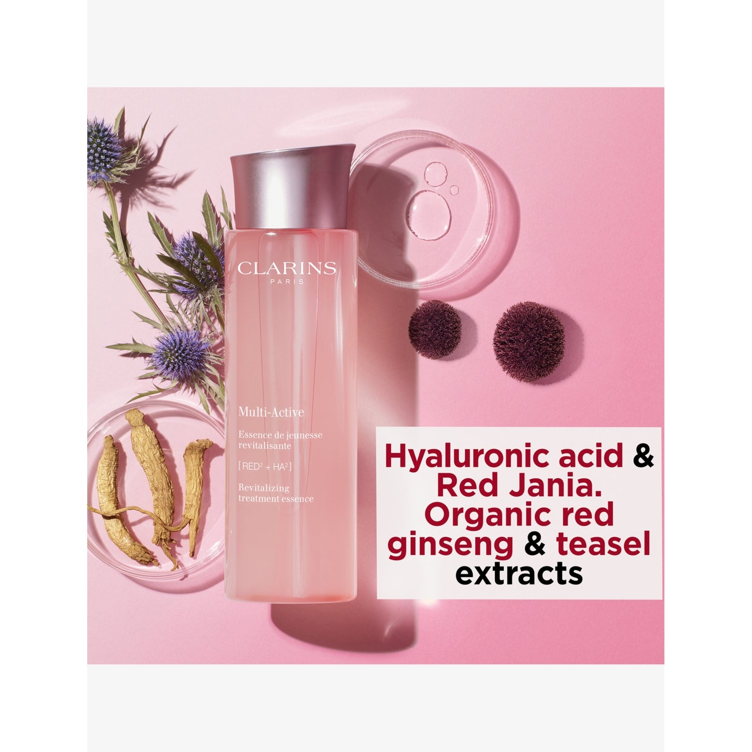 Clarins Multi-Active Revitalizing treatment essence 200ml, imported from the UK