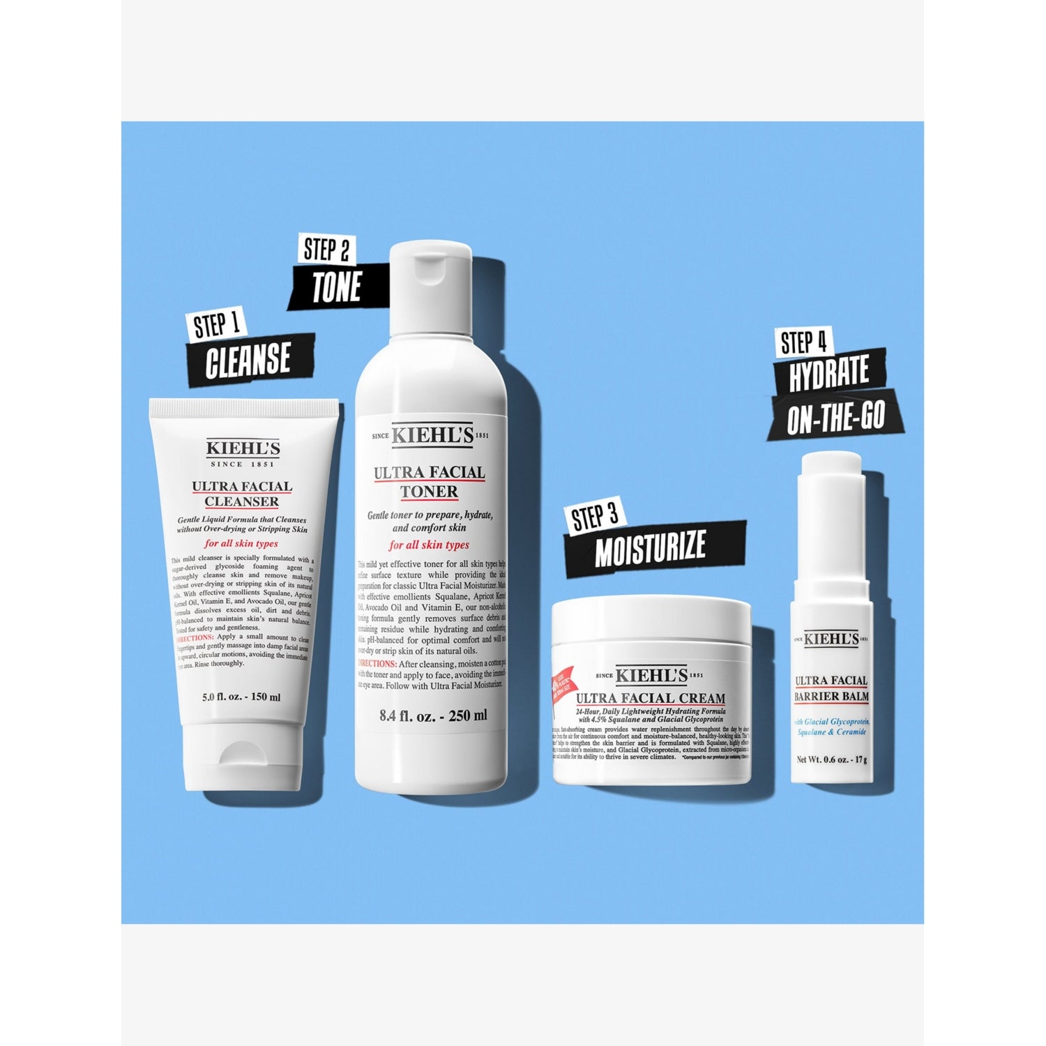 Kiehl's Ultra Facial Barrier Balm 9g, imported from the UK