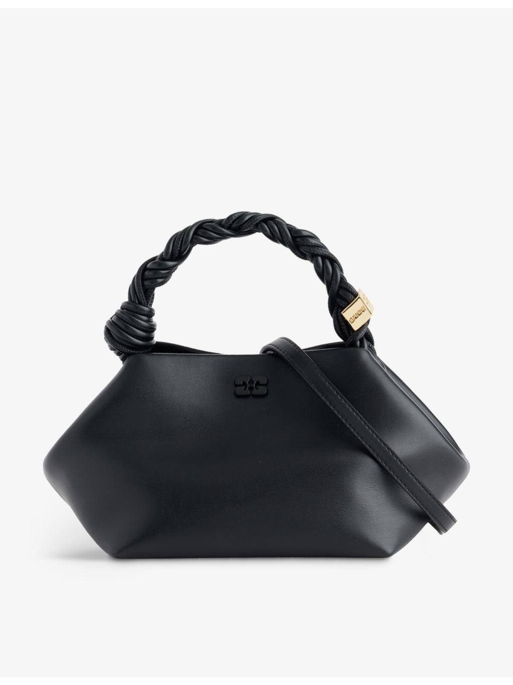 GANNI Bou small leather top-handle bag - British product