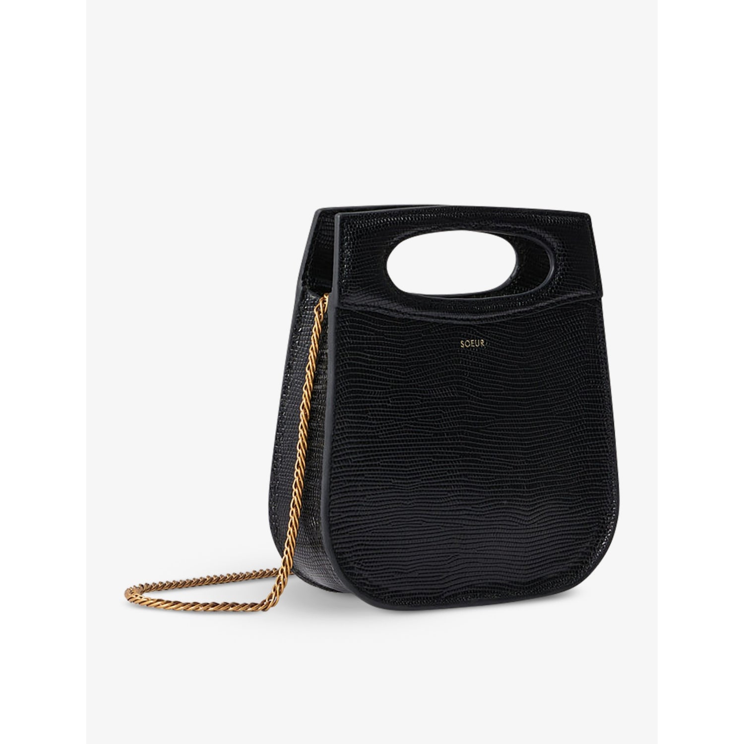 Soeur Cheri Mini leather cross-body bag, UK version
