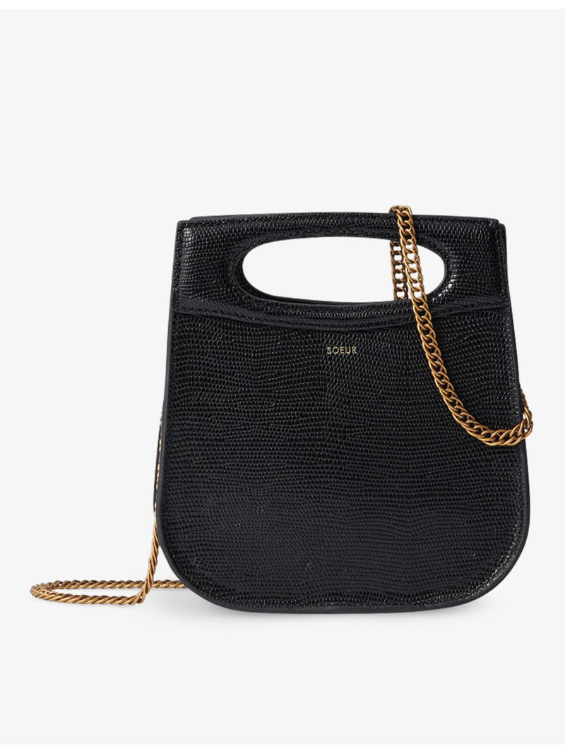 Soeur Cheri Mini leather cross-body bag, UK version