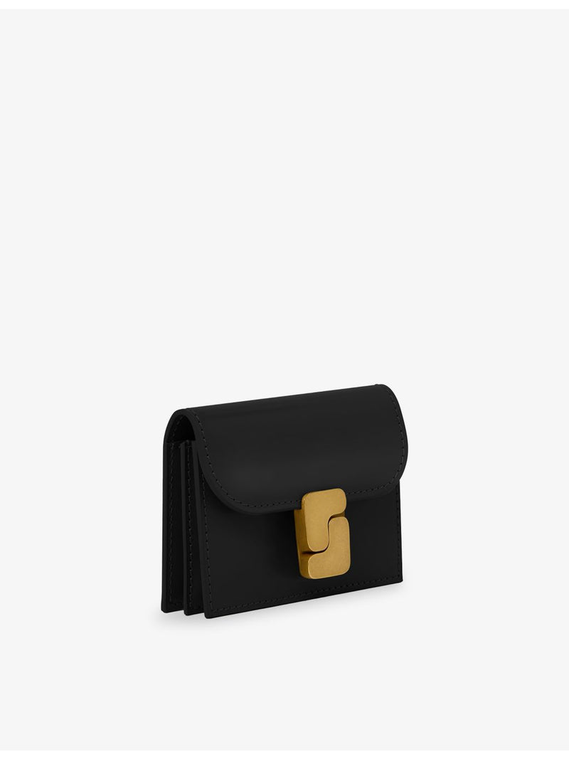 Soeur cowhide cardholder S monogram (British brand)