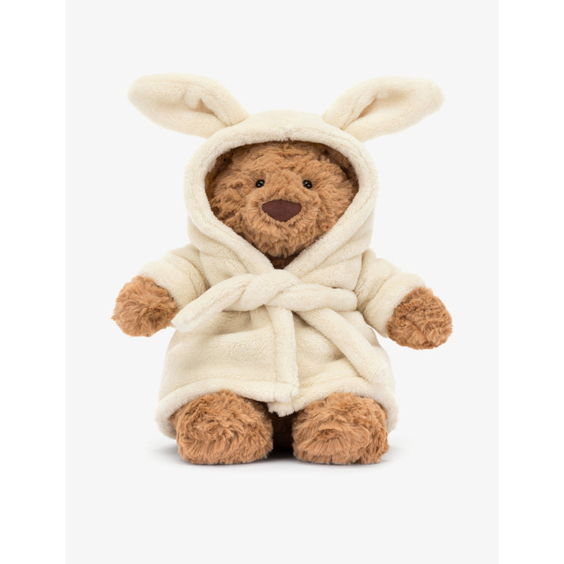 Jellycat Bartholomew Bathrobe Bear plush toy 26cm (British brand)