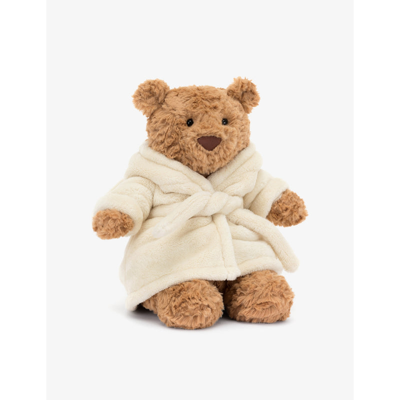 Jellycat Bartholomew Bathrobe Bear plush toy 26cm (British brand)