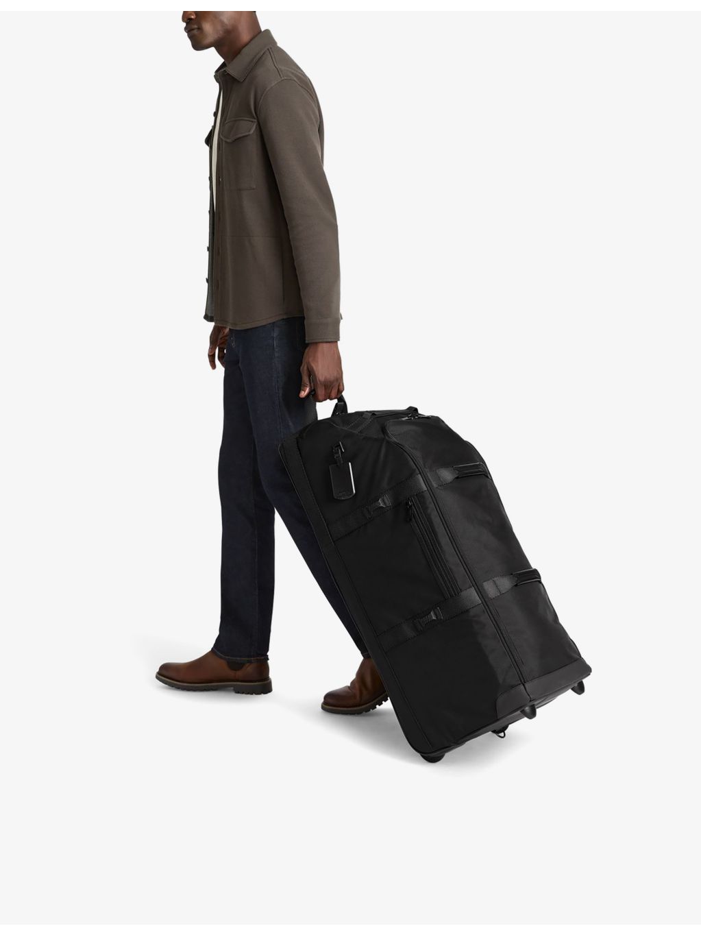 Tumi collapsible nylon duffel bag with handles, UK version