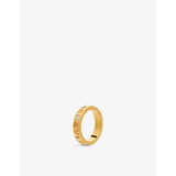B.zero1 18ct yellow-gold and 0.04ct brilliant-cut diamond ring - 54mm