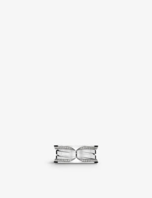 Bvlgari B.zero1 18ct White Gold and 0.45ct Brilliant-Cut Diamond Ring