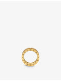 Bvlgari yellow gold diamond ring 0.47ct, imported from the UK