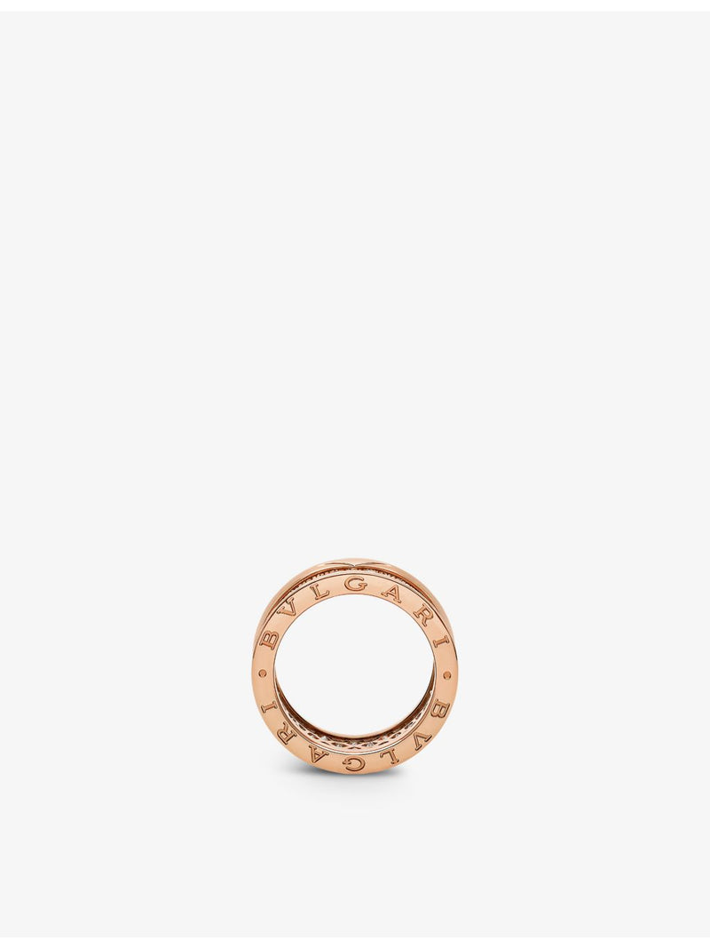 Bvlgari B.zero1 diamond ring 18ct rose gold, UK version