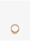 Bvlgari B.zero1 diamond ring 18ct rose gold, UK version