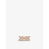 B.zero1 18ct rose-gold and 1.63ct brilliant-cut diamond ring - 54mm