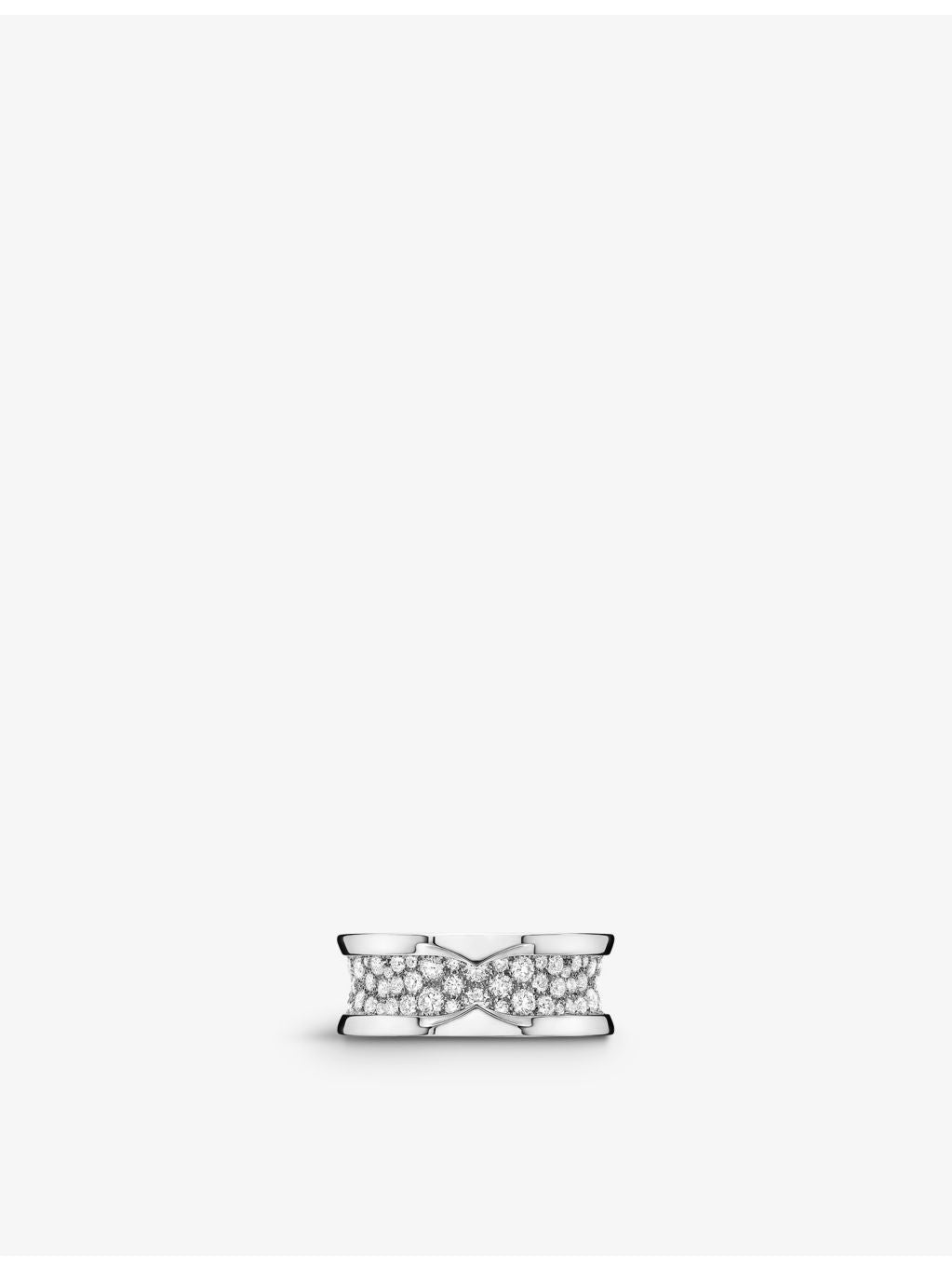 Bvlgari B.zero1 18ct white gold diamond ring 1.63ct, UK version