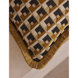 Soho Home Brixham geometric woven cushion 50cm - British product