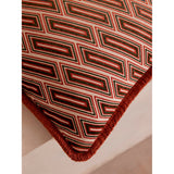Soho Home Vende geometric woven cushion 50cm, imported from the UK