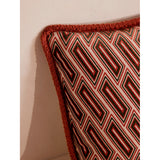 Soho Home Vende geometric woven cushion 50cm, imported from the UK