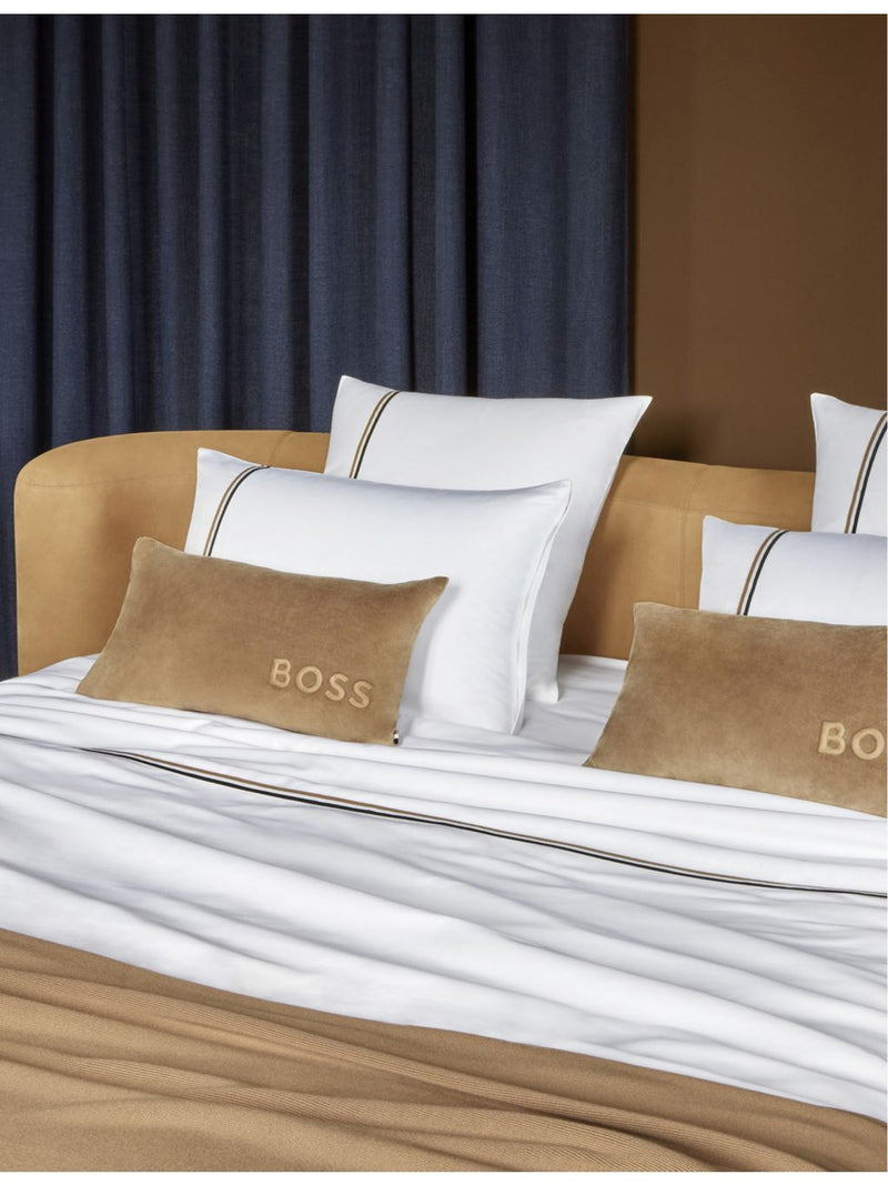 BOSS B-linea cotton duvet cover with contrast piping - British product