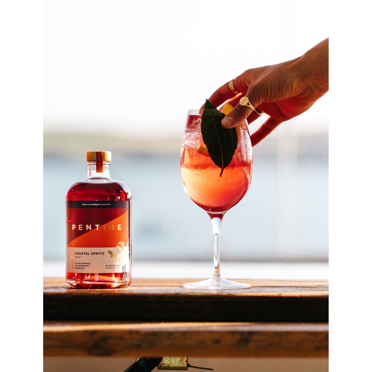 Pentire Coastal Spritz non-alcoholic aperitif 500ml, imported from the UK