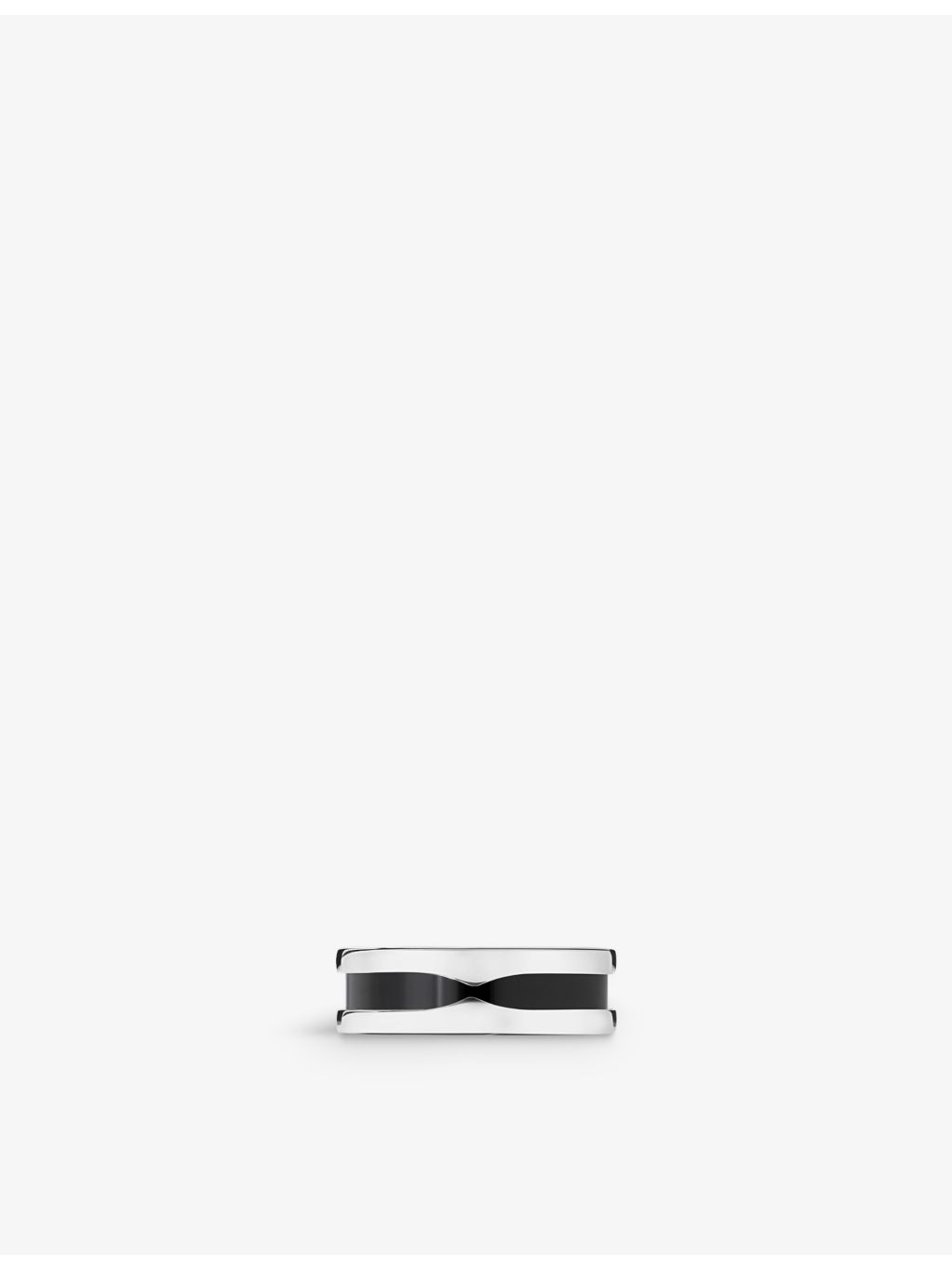 Bvlgari Save the Children ring in sterling silver and black ceramic - British product