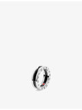Bvlgari Save the Children ring in sterling silver and black ceramic - British product