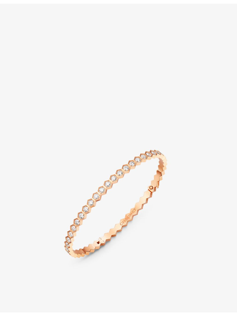 Chaumet 18ct rose-gold diamond ring 1.86ct - British product