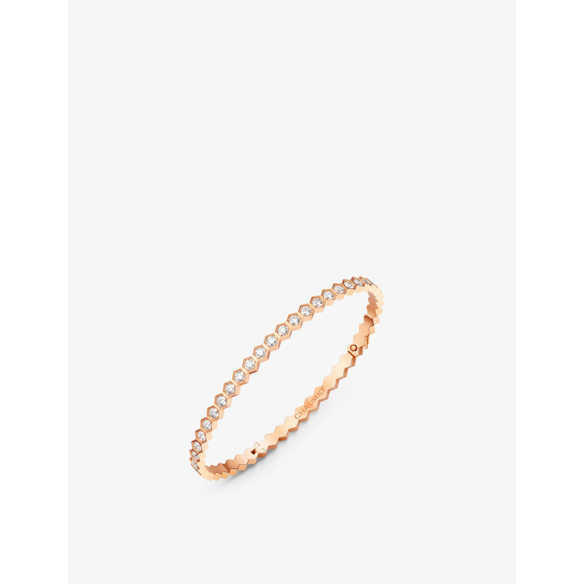 Bee de Chaumet 18ct rose-gold and 1.86ct brilliant-cut diamond ring - 16cm